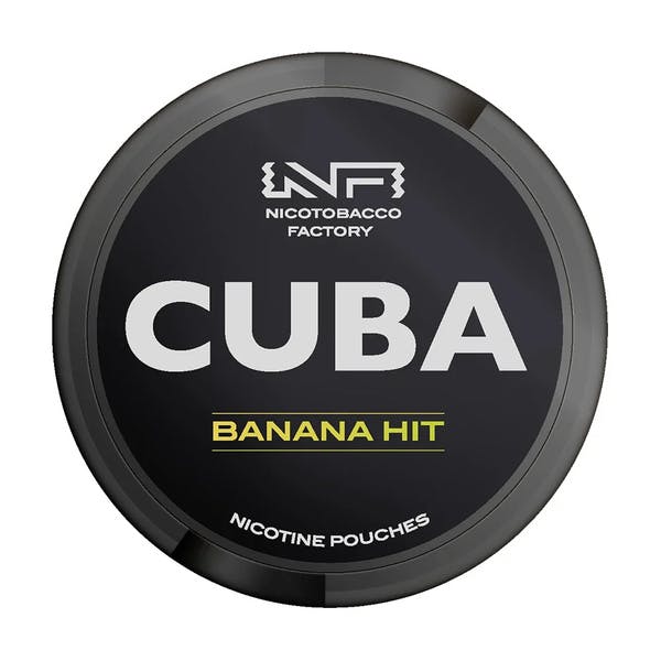 CUBA Cuba Banana Hit nikotīna maisiņi