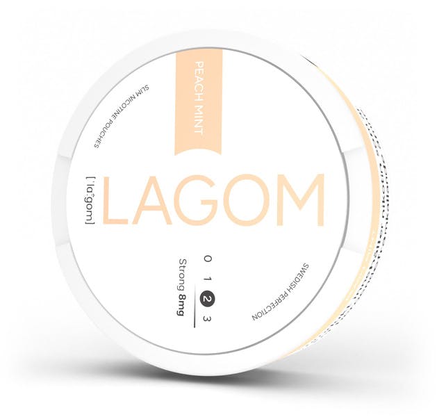 LAGOM Σακουλάκια νικοτίνης Lagom Peach Mint 8mg