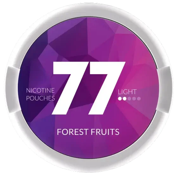 77 Bolsas de nicotina 77 Forest Fruits Light