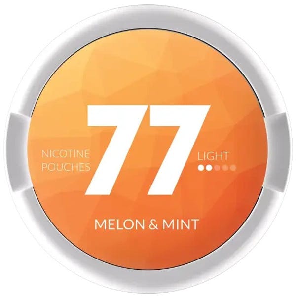 77 77 Melon Mint Light nikotino maišeliai