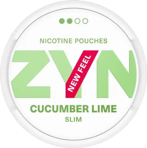 ZYN ZYN Cucumber Lime Slim nikotínové vrecká