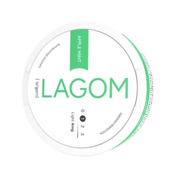 LAGOM Lagom Apple Mint Light 4mg nikotin tasakok