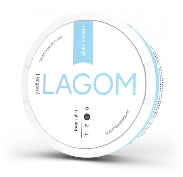 LAGOM Lagom Fresh Mint Light 4mg nicotine pouches