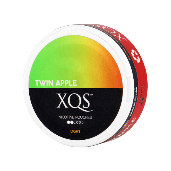 Νικοτίνης φακελάκια XQS Twin Apple Light