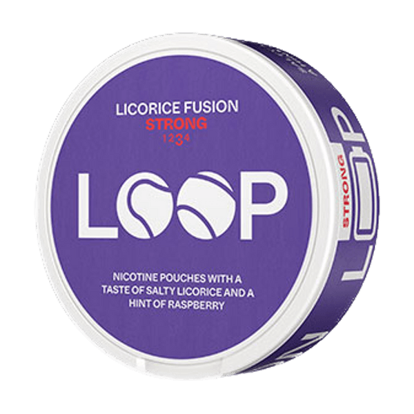 LOOP Licorice Fusion Strong nikotīna spilventiņi