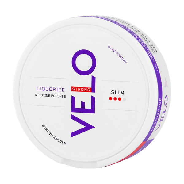 VELO Liquorice Strong Slim nikotinportioner