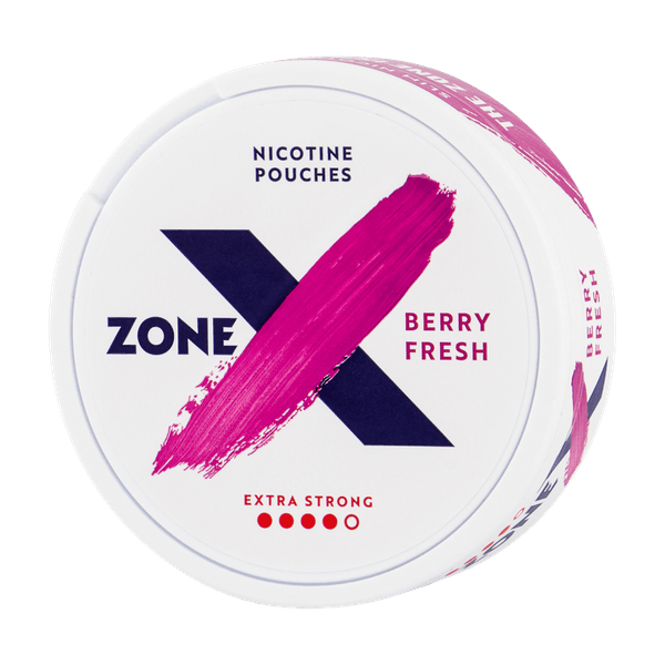 ZoneX Berry Fresh Extra Strong nikotino maišeliai