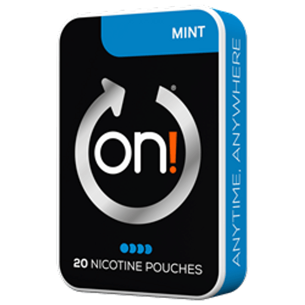 on! Mint 9mg nicotine pouches