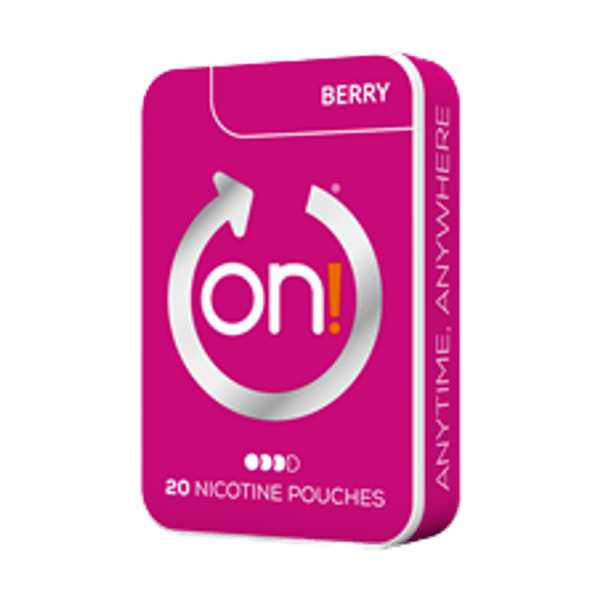 on! Berry 6mg nikotínové vrecúška