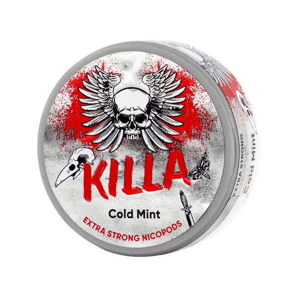 KILLA Cold Mint Slim nikotīna spilventiņi