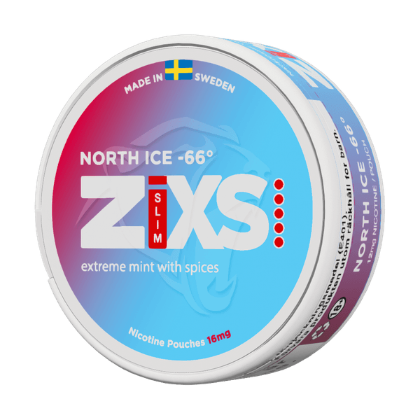 ZIXS North Ice 66 nikotinske vrećice