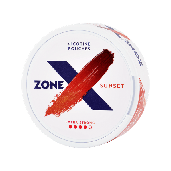 ZoneX Sunset Extra Strong nikotīna spilventiņi