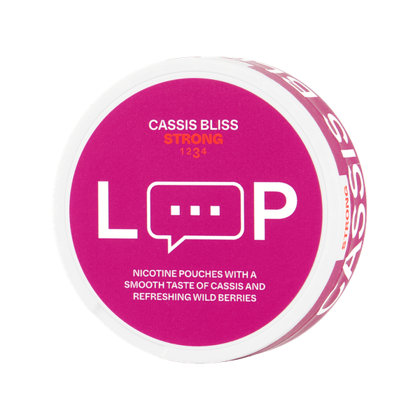 Νικοτίνης φακελάκια LOOP Cassis Bliss Strong