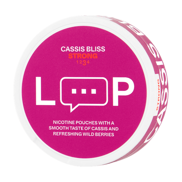 LOOP Cassis Bliss Strong nikotiinipadjad