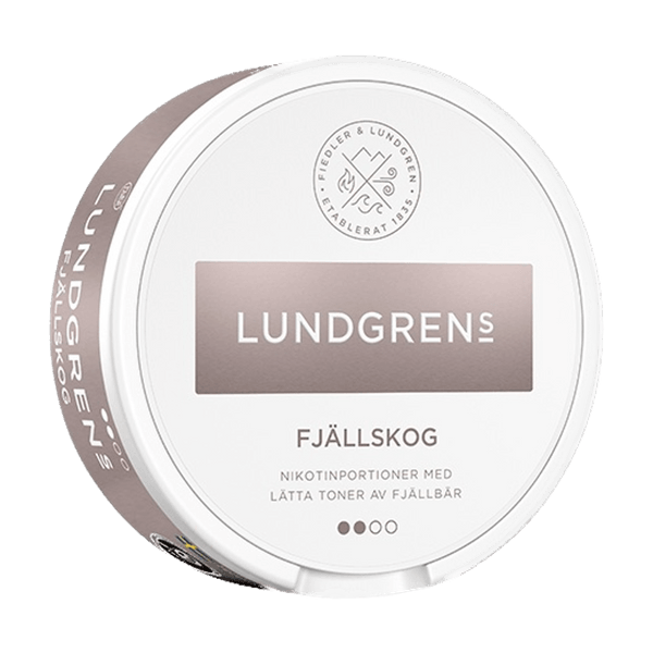 Lundgrens Fjällskog nicotine pouches