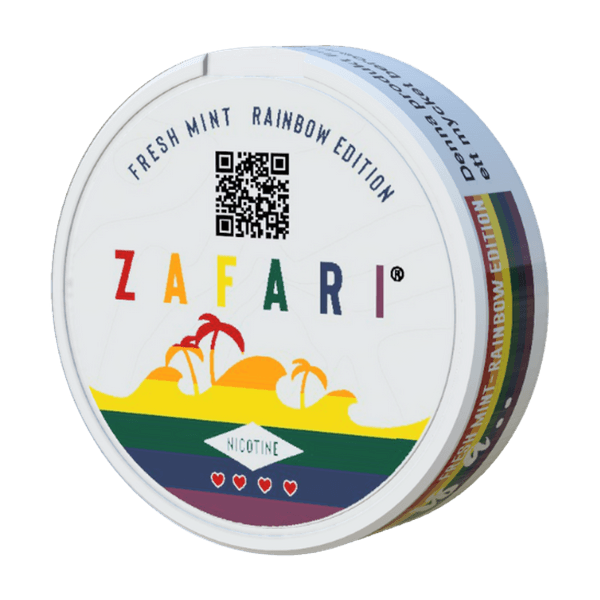 ZAFARI Fresh Mint Rainbow edition nikotinportioner