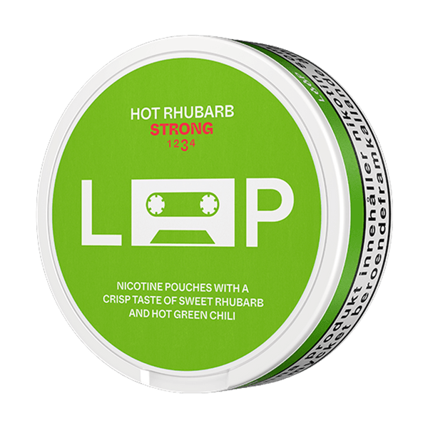 LOOP Hot Rhubarb Strong nikotinportioner