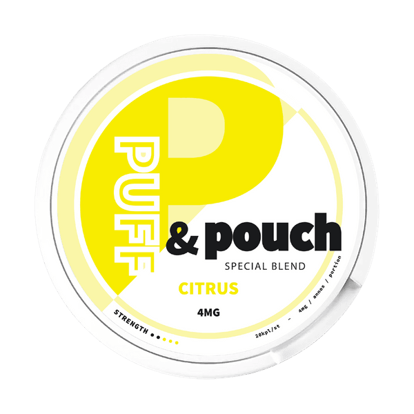 Puff and Pouch Citrus 4mg Snus