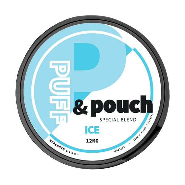 Pouches de nicotina Puff and Pouch ICE strong 12mg