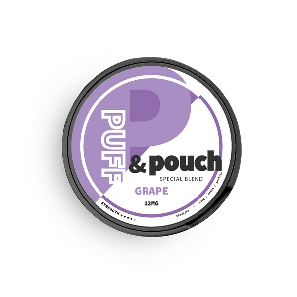 Puff and Pouch Grape strong 12mg nikotinportioner