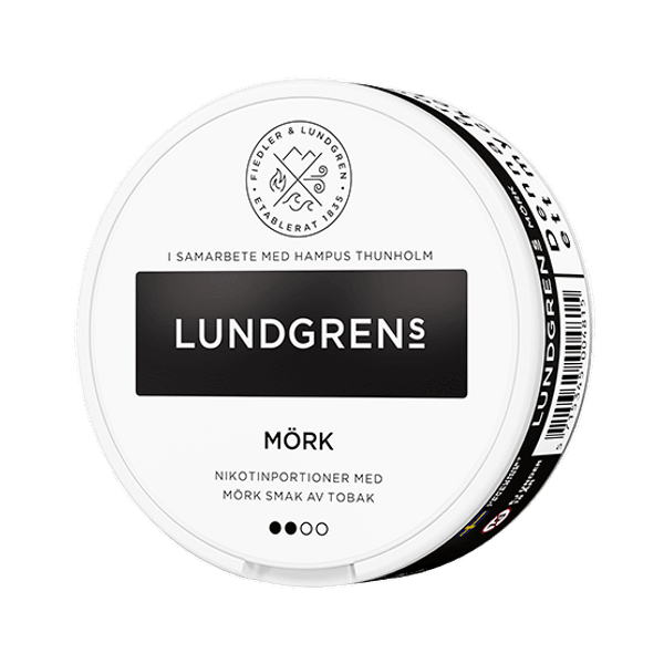 Νικοτίνης φακελάκια Lundgrens Mörk