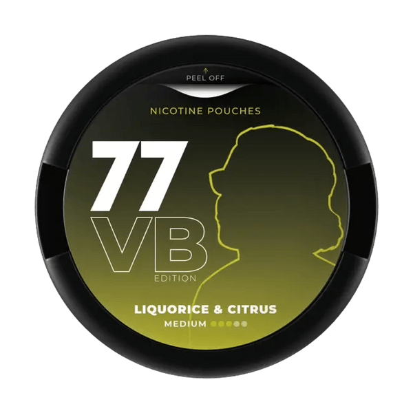 Pouches de nicotina 77 Liquorice & Citrus Medium Valtteri Bottas