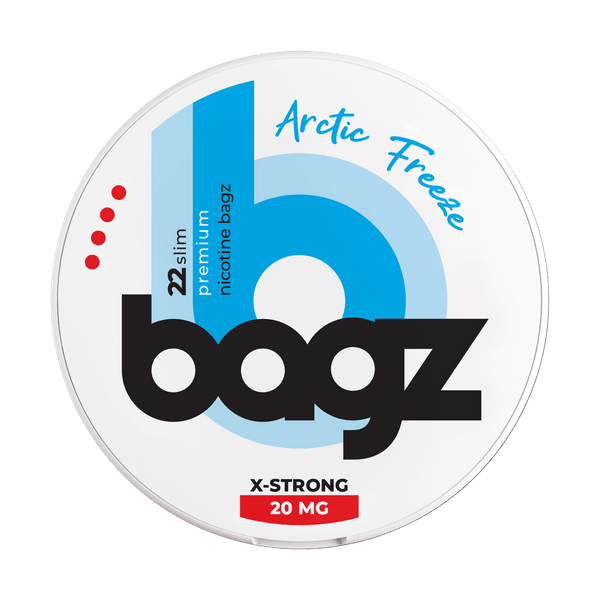 Bagz Bagz Arctic Freeze Max 20mg nicotine pouches