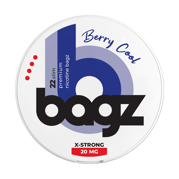 Bagz Berry Cool Max 20mg nikotino maišeliai