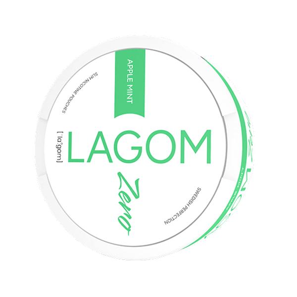 LAGOM Lagom Apple Mint Zero Nicotine Free nikotiinipussit