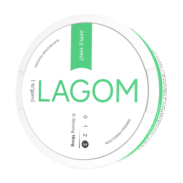 LAGOM Lagom Apple Mint 16mg nikotino maišeliai