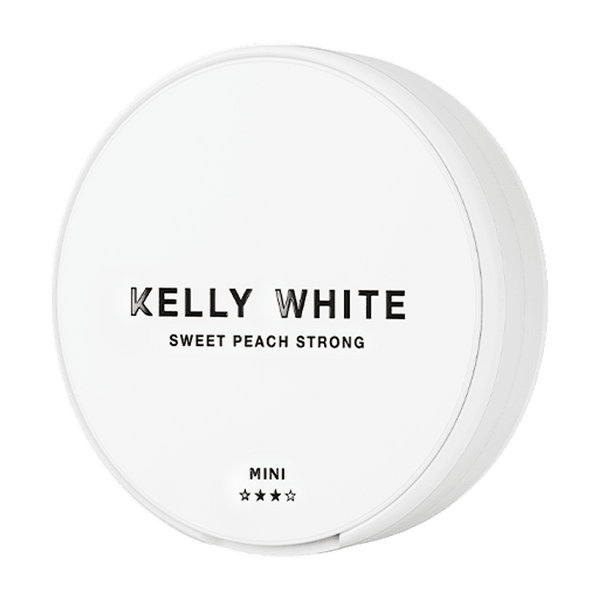 Kelly White Kelly White Sweet Peach Mini Strong nicotine pouches