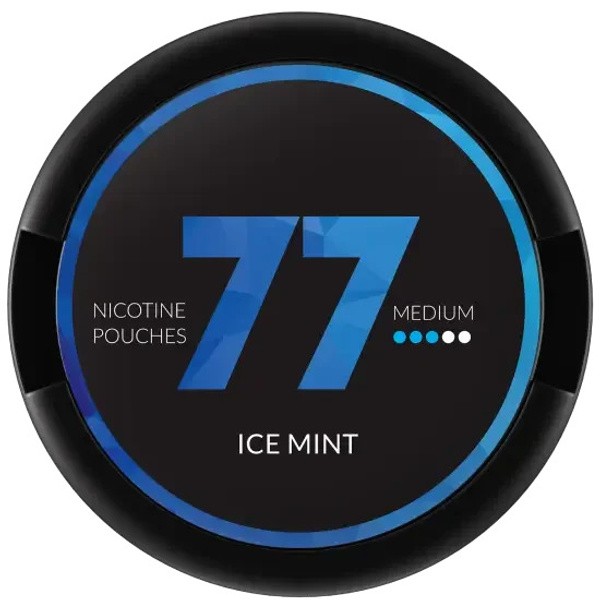 Νικοτίνης φακελάκια 77 77 Ice Mint Medium