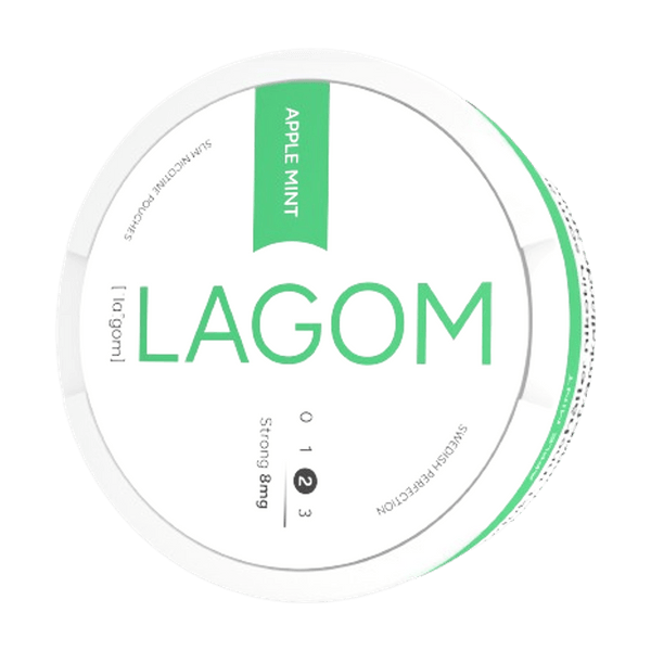 Pochette di nicotina LAGOM Lagom Apple Mint Strong 8mg