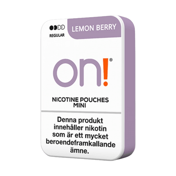 on! On! Lemon Berry 9mg nicotine pouches