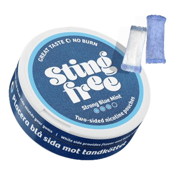 Saszetki nikotynowe STING FREE Strong Blue Mint