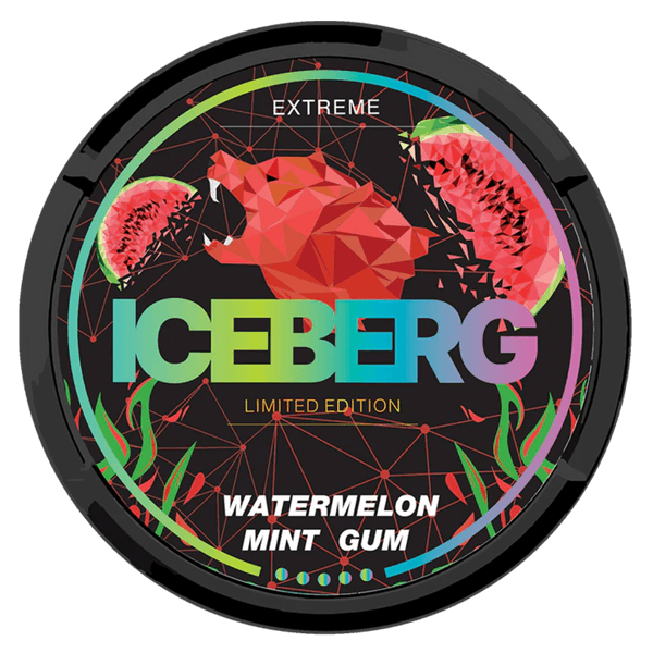 ICEBERG Iceberg Watermelon Mint Gum Extreme nicotine pouches