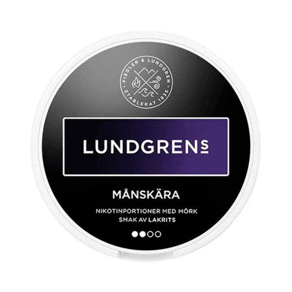 Lundgrens LUNDGRENS Månskära All White nicotine pouches