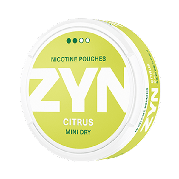 ZYN Citrus Mini Dry 3mg nikotīna spilventiņi