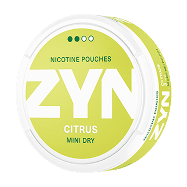 ZYN Citrus Mini Dry 3mg nikotīna spilventiņi