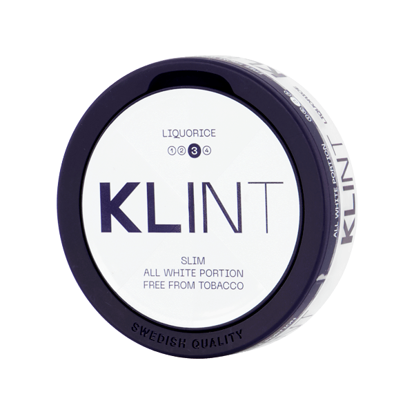 KLINT Liquorice nicotinezakjes