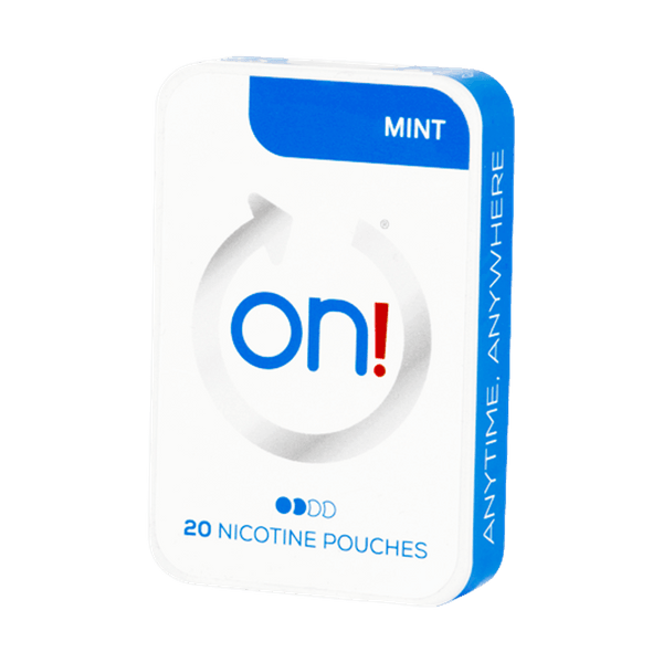 on! Mint Mini Dry 3mg nicotine pouches