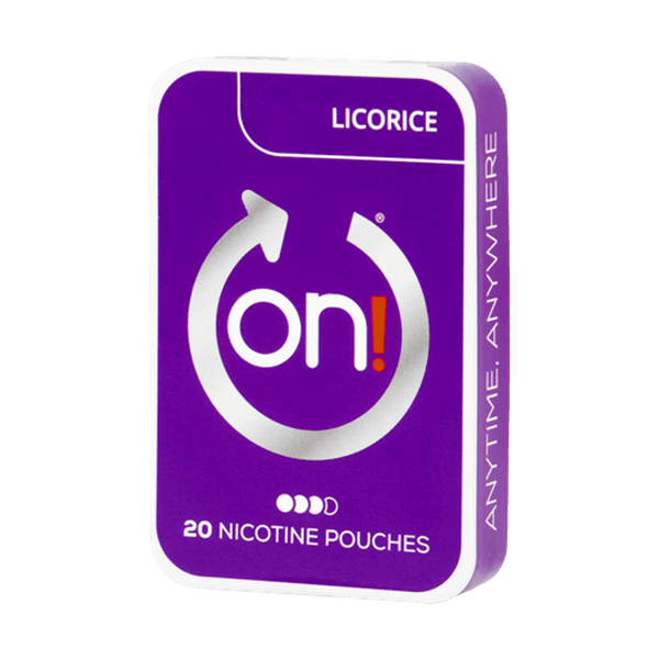 on! Liquorice Mini Dry 6mg nikotinportioner