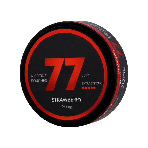 77 77 Strawberry Medium nikotínové vrecúška