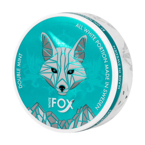 WHITE FOX Double Mint nicotine pouches